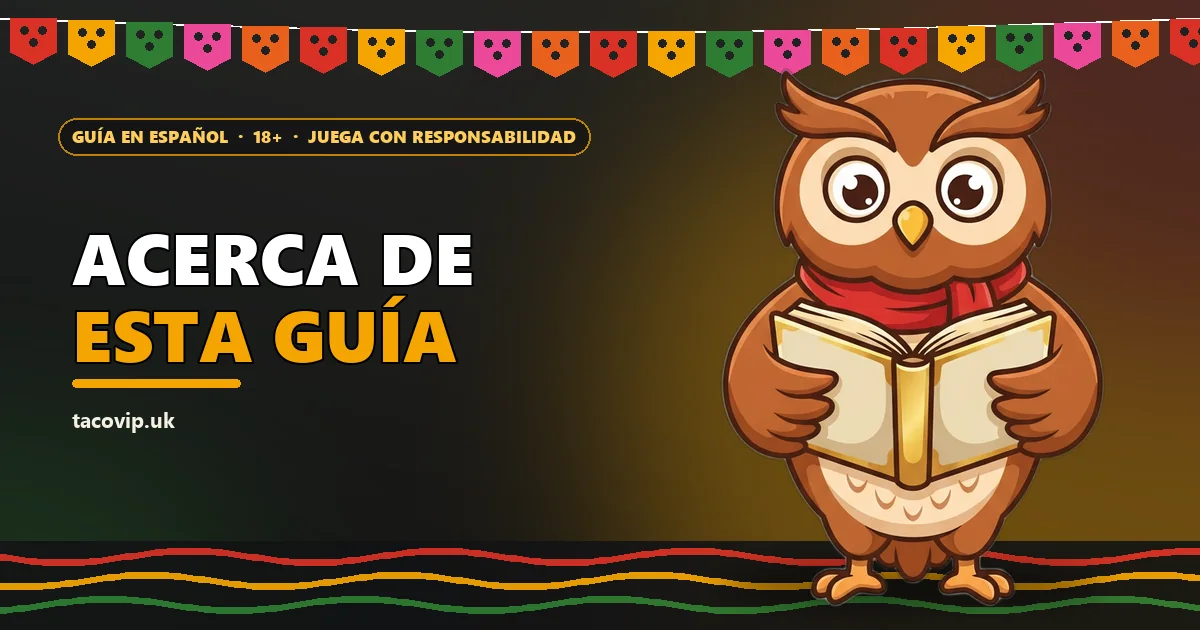 Tecolote con un libro abierto para la página acerca de esta guía de Taco VIP