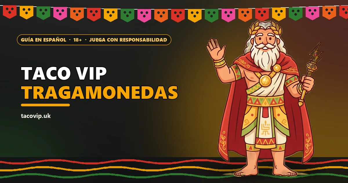 Dios del trueno con chispas doradas para la guía de tragamonedas de Taco VIP